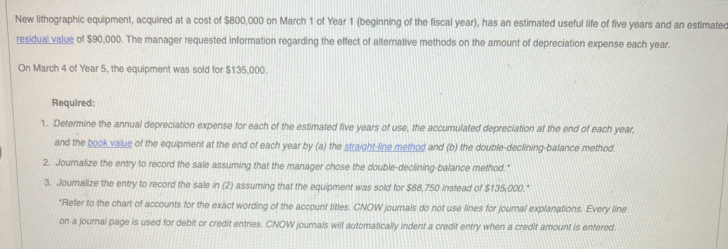 New lithographic equipment, acquired at a cost of