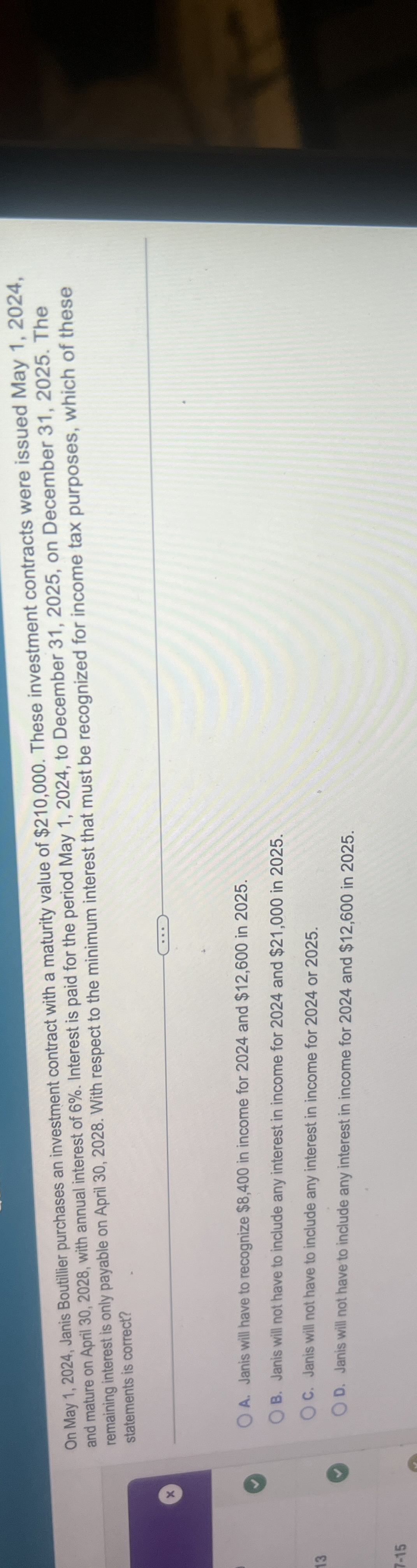 On May 1 , 2 0 2 4 , Janis Boutillier purchases