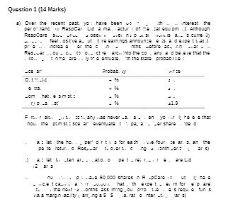 Question 1 (14 Marks] :) Over Do recant past, yo