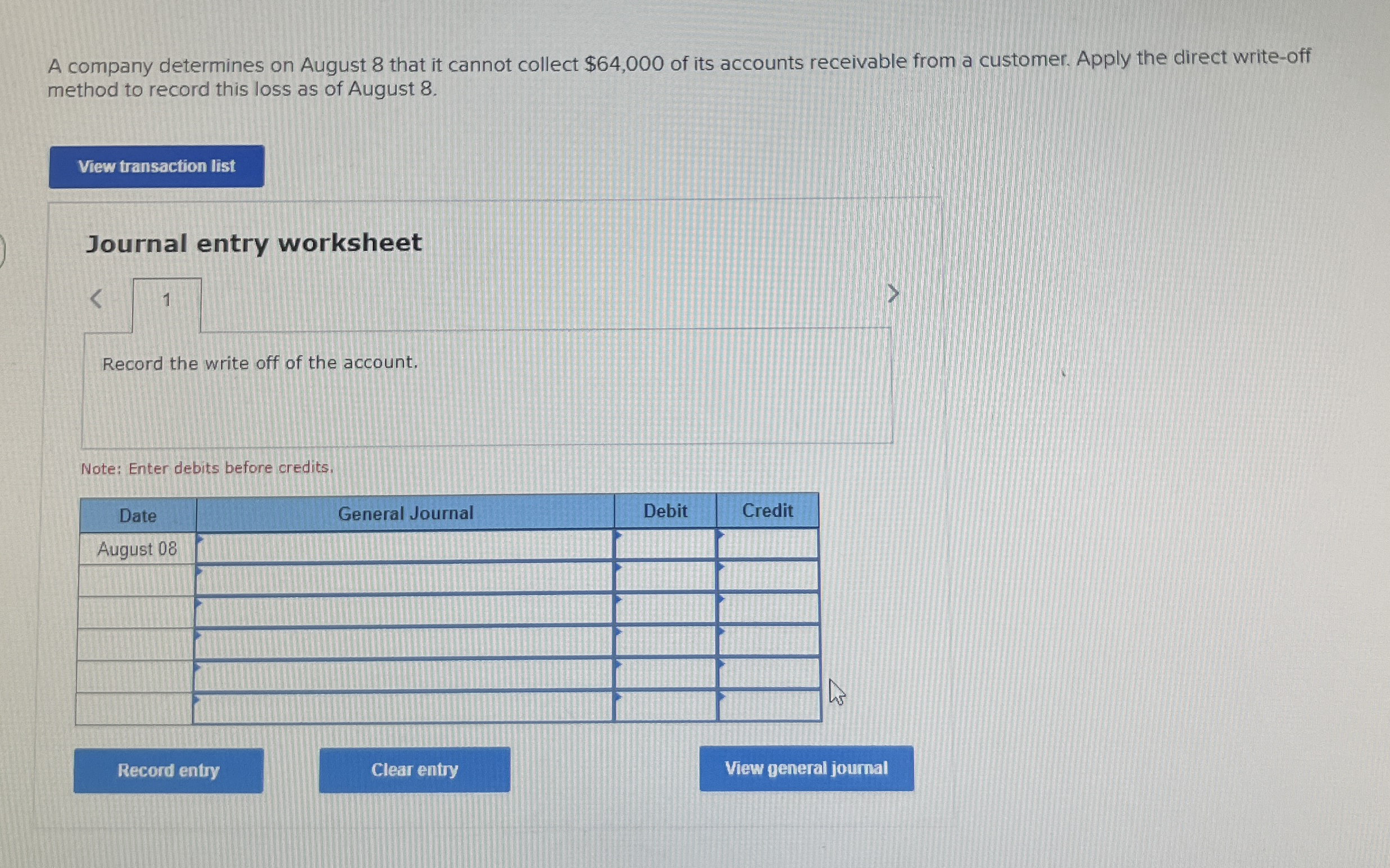 A company determines on August 8 that it cannot