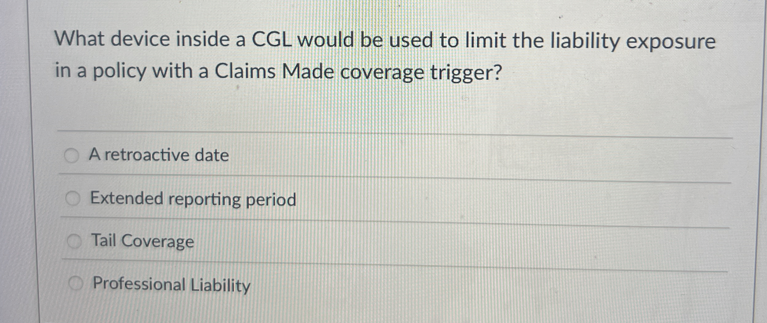 What device inside a CGL would be used to limit