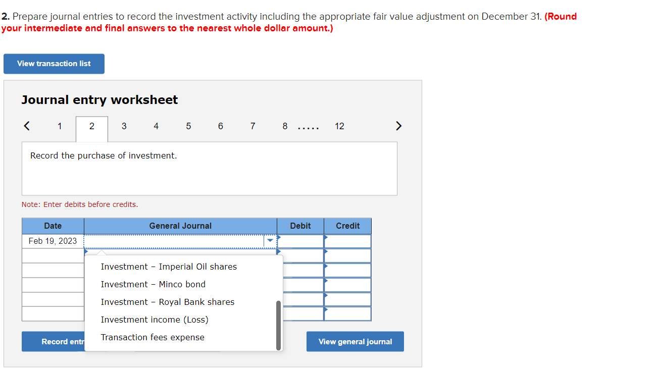 Journal entry 3-12: 3. Record the purchase of a
