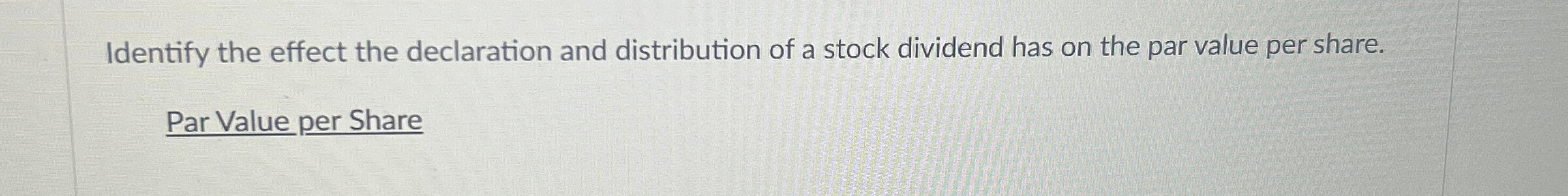 Identify the effect the declaration and