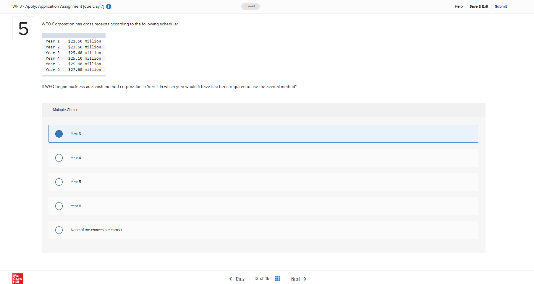 Wk 3 - Apply: Application Assignment [due Day 7]
