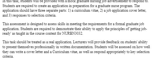 In this task, students will be provided with a