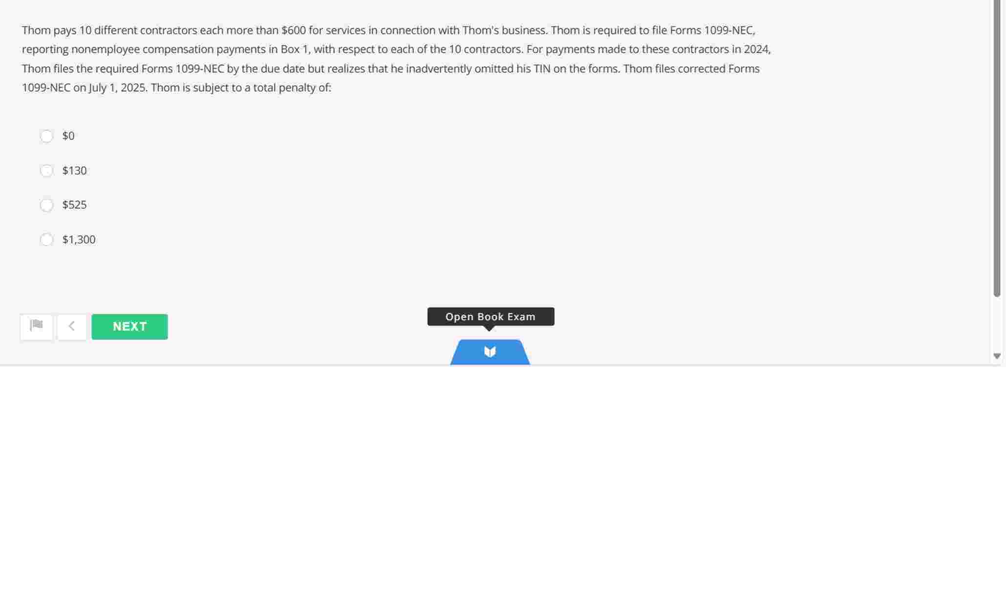 Thom pays 1 0 different contractors each more