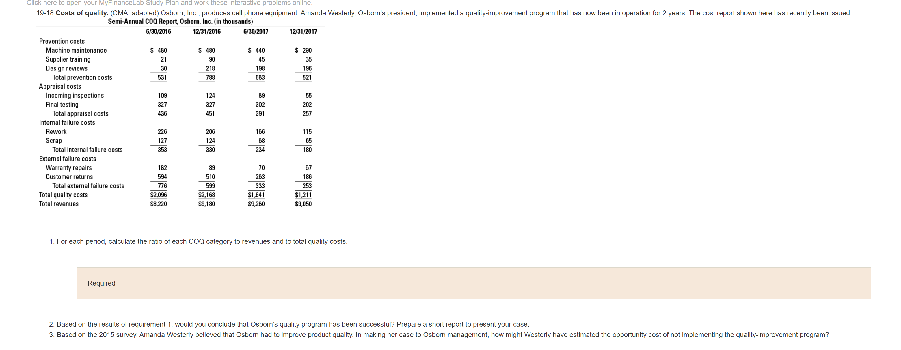 Click here to open your MyFinanceLab Study Plan
