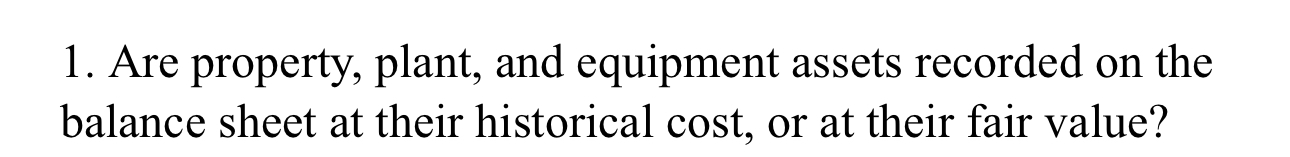 Are property, plant, and equipment assets