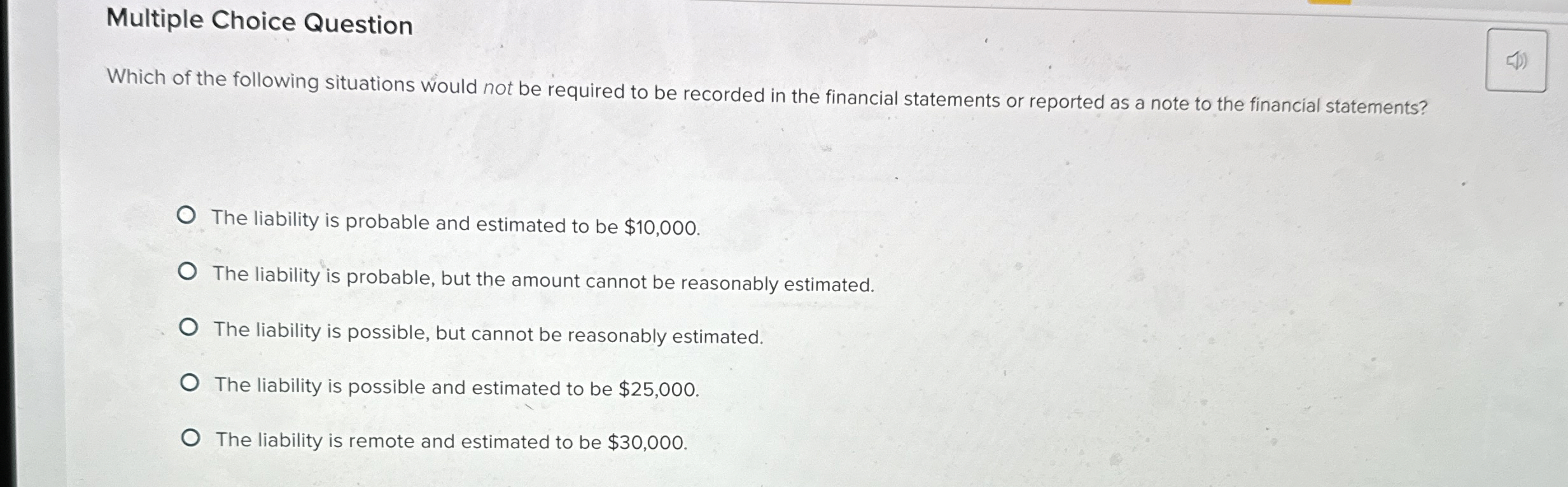 Multiple Choice Question Which of the following