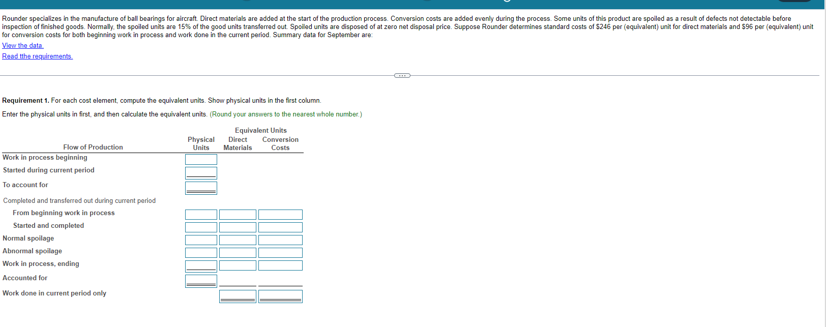 This exercise covers all five steps in the five