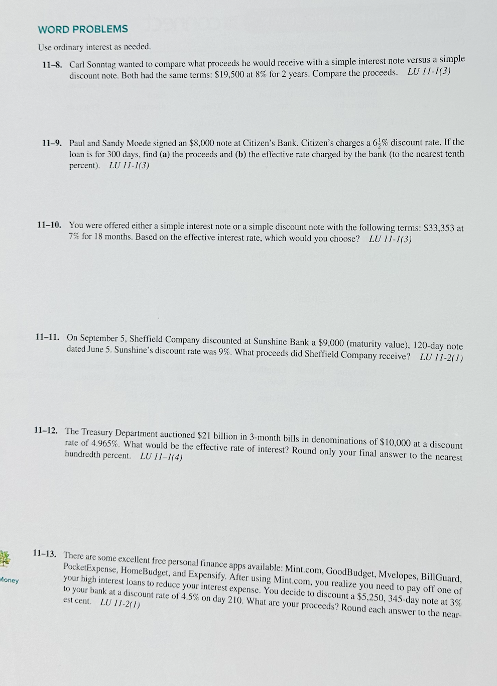 END-OF-CHAPTER PROBLEMS connect Check figures for