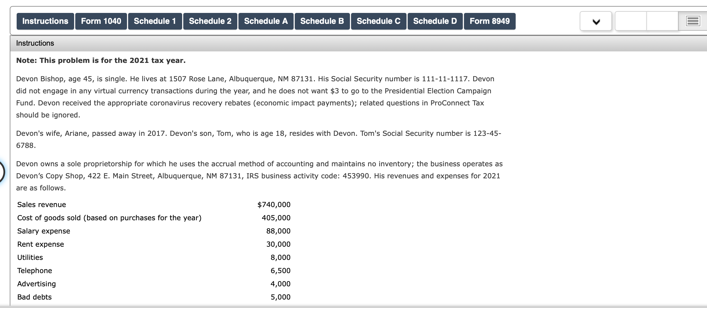 Instructions Form 1040 Schedule 1 Schedule 2