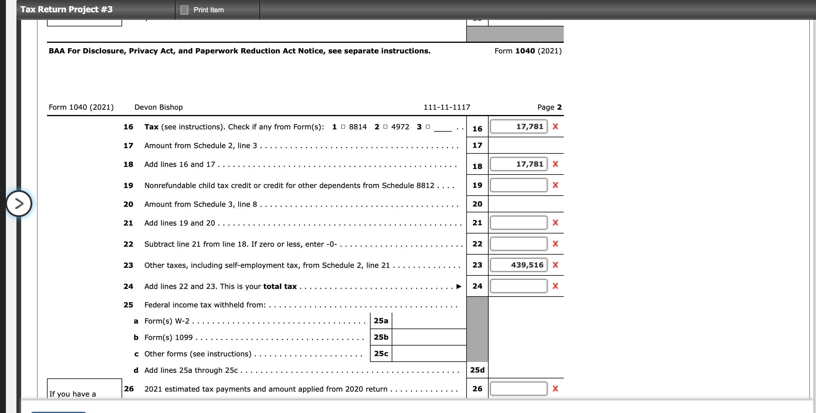 Instructions Form 1040 Schedule 1 Schedule 2