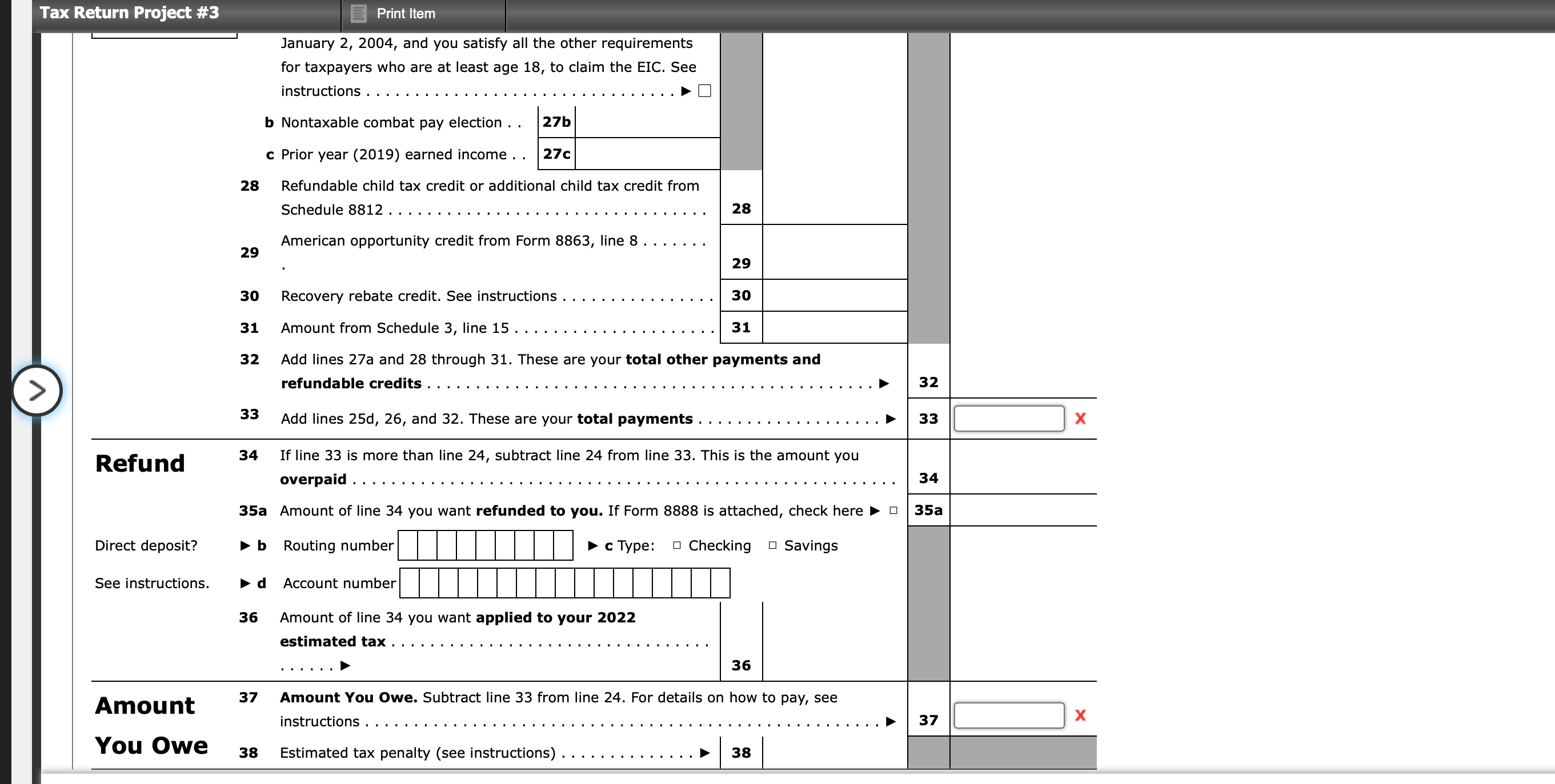 Instructions Form 1040 Schedule 1 Schedule 2