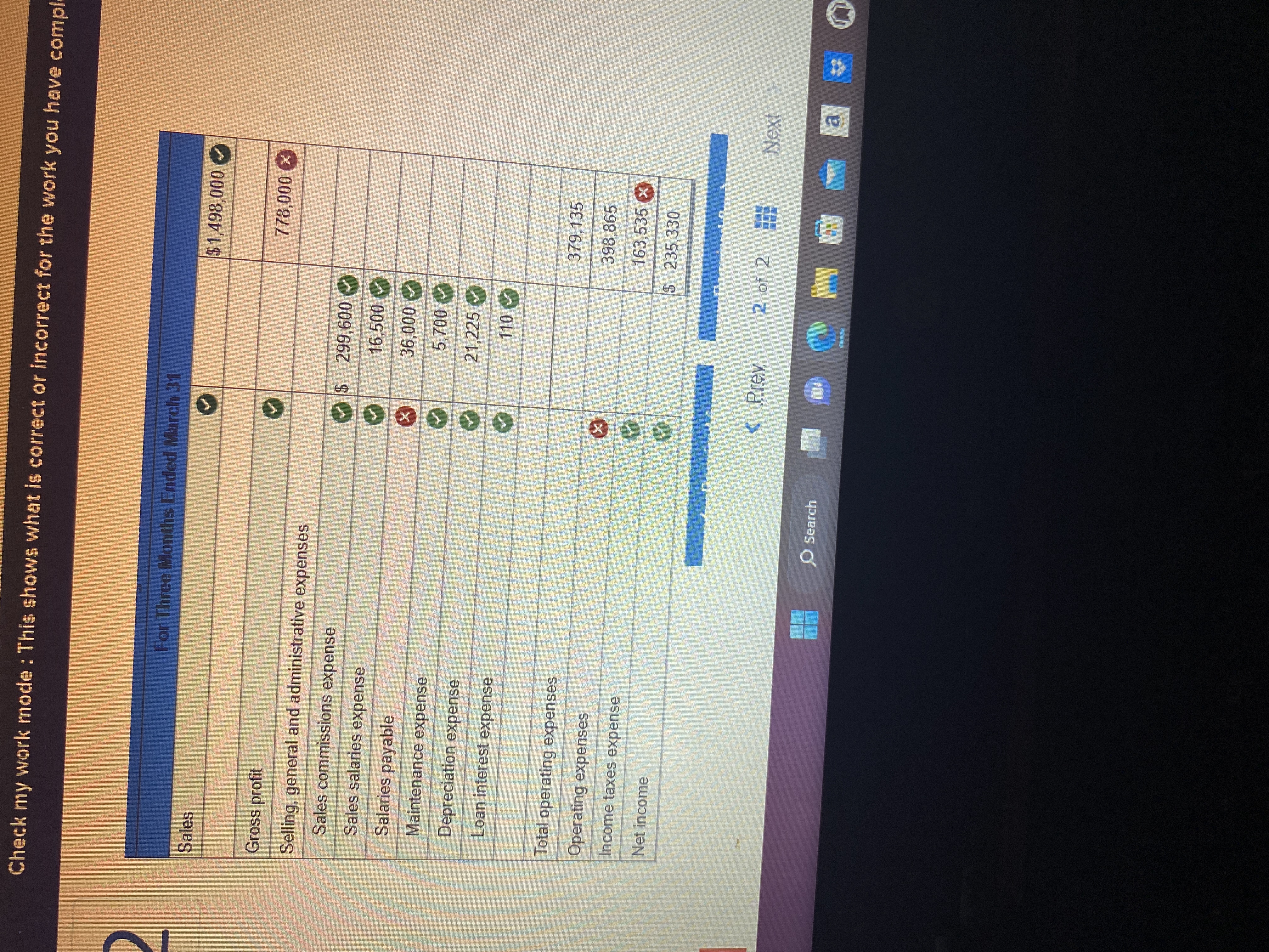 Hello! Do you mind correcting the ones that are