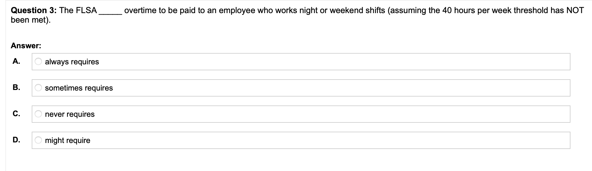 Question 1: Lynette Camacho earns $1,200/week.