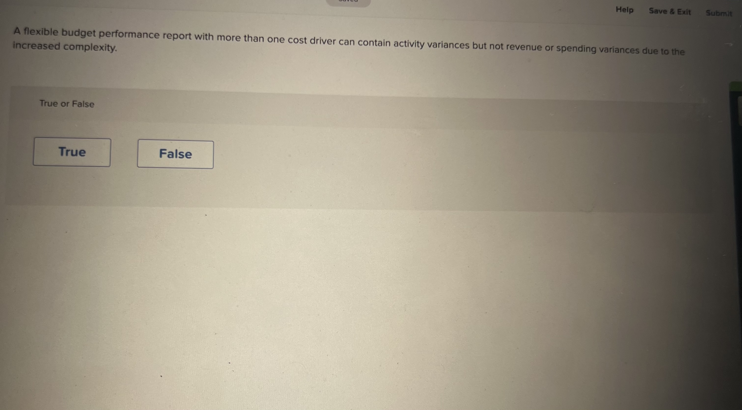 help asapp pls Save & Exit An unfavorable