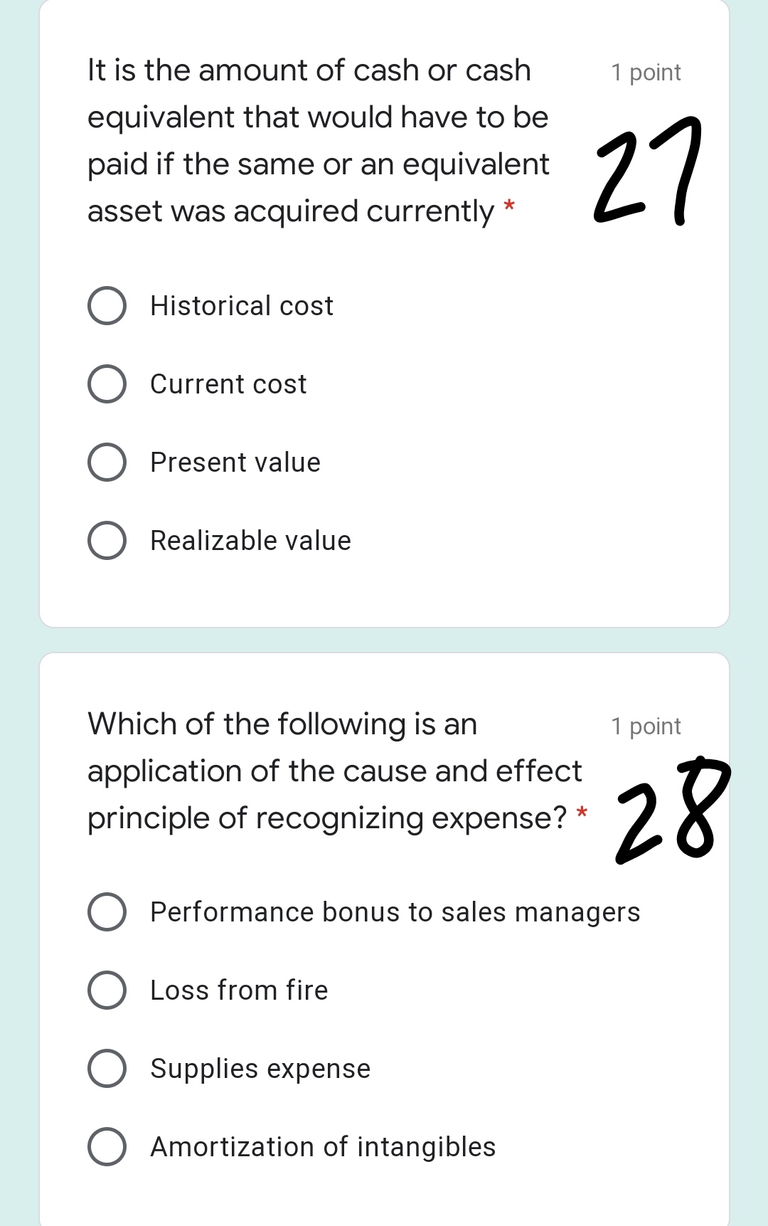 Allowing entities to estimate rather than