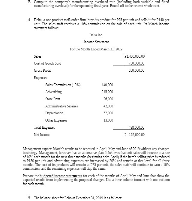 B. Compute the company's manufacturing