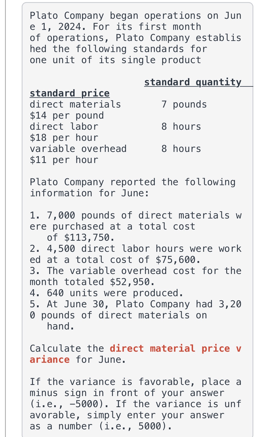 Plato Company began operations on Jun e 1, 2824.