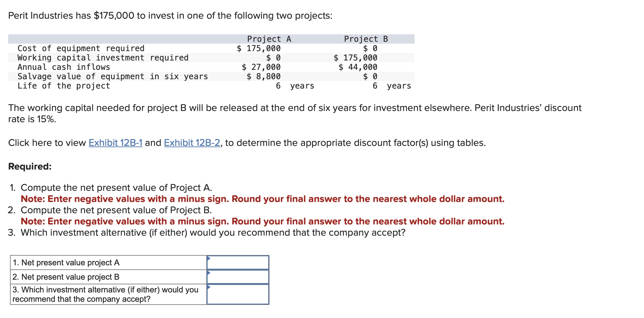 Perit Industries has \ $ 1 7 5 , 0 0 0 to invest