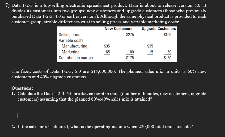 7 ) Data 1 - 2 - 3 is a top - selling electronic