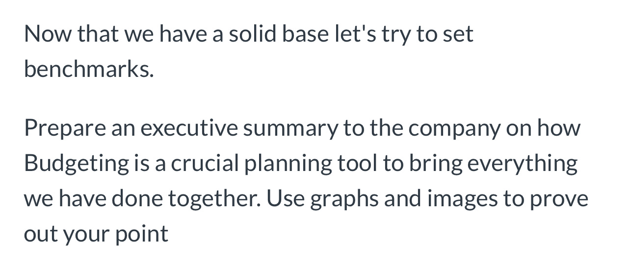 Now that we have a solid base let's try to