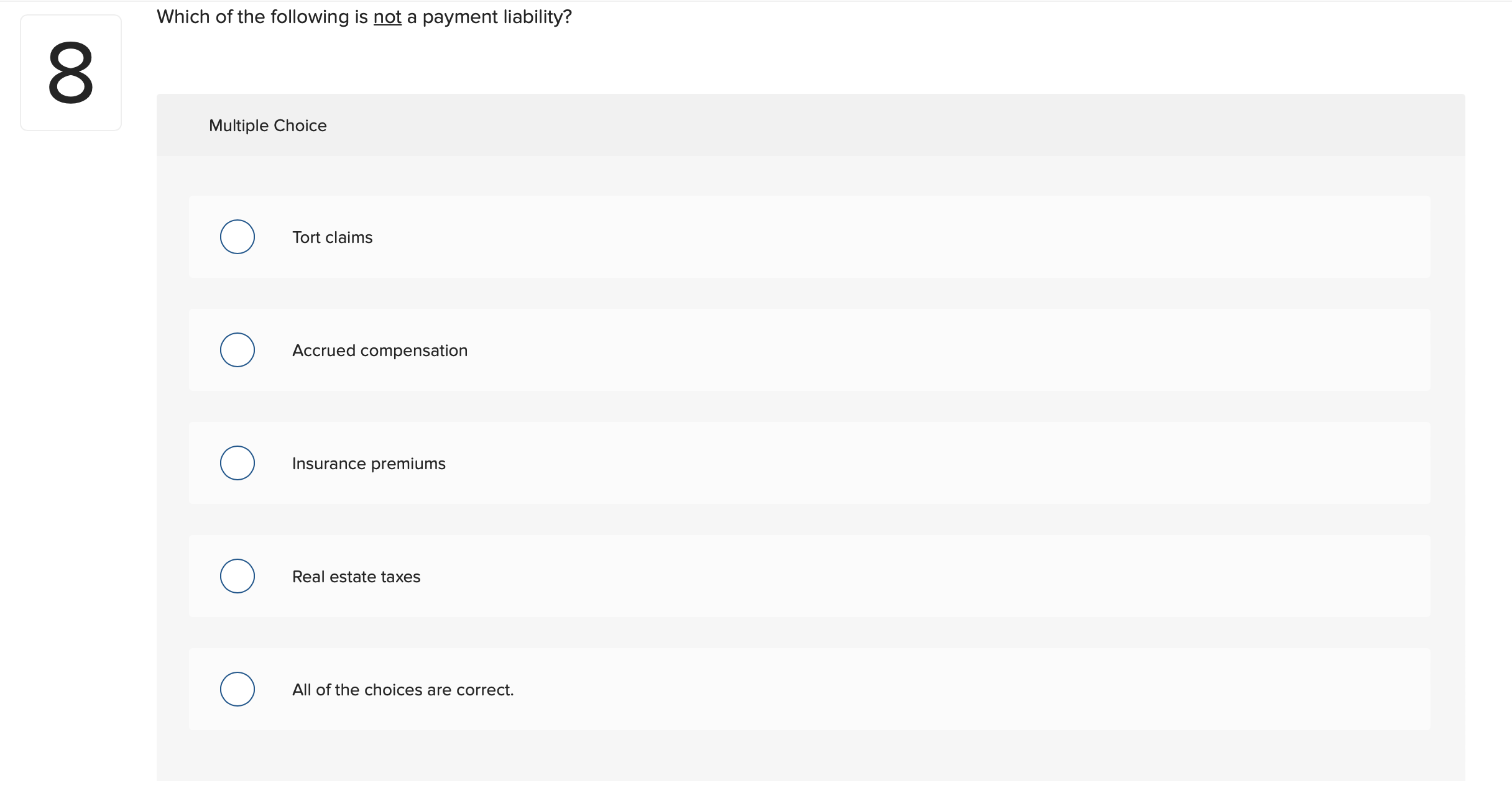 The arm's length transaction test would most