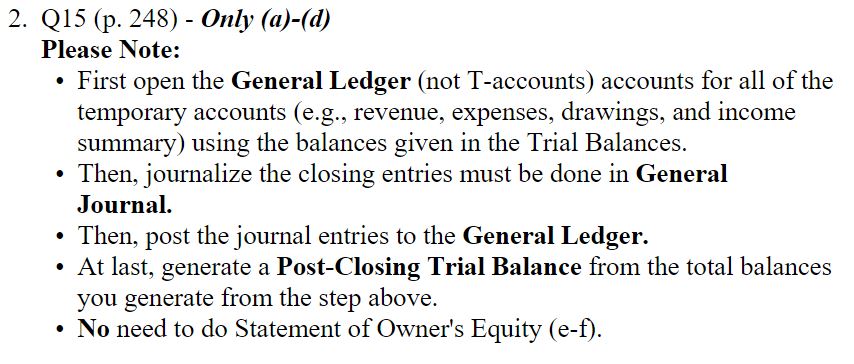 Instructions: Make sure you use only ONE Google