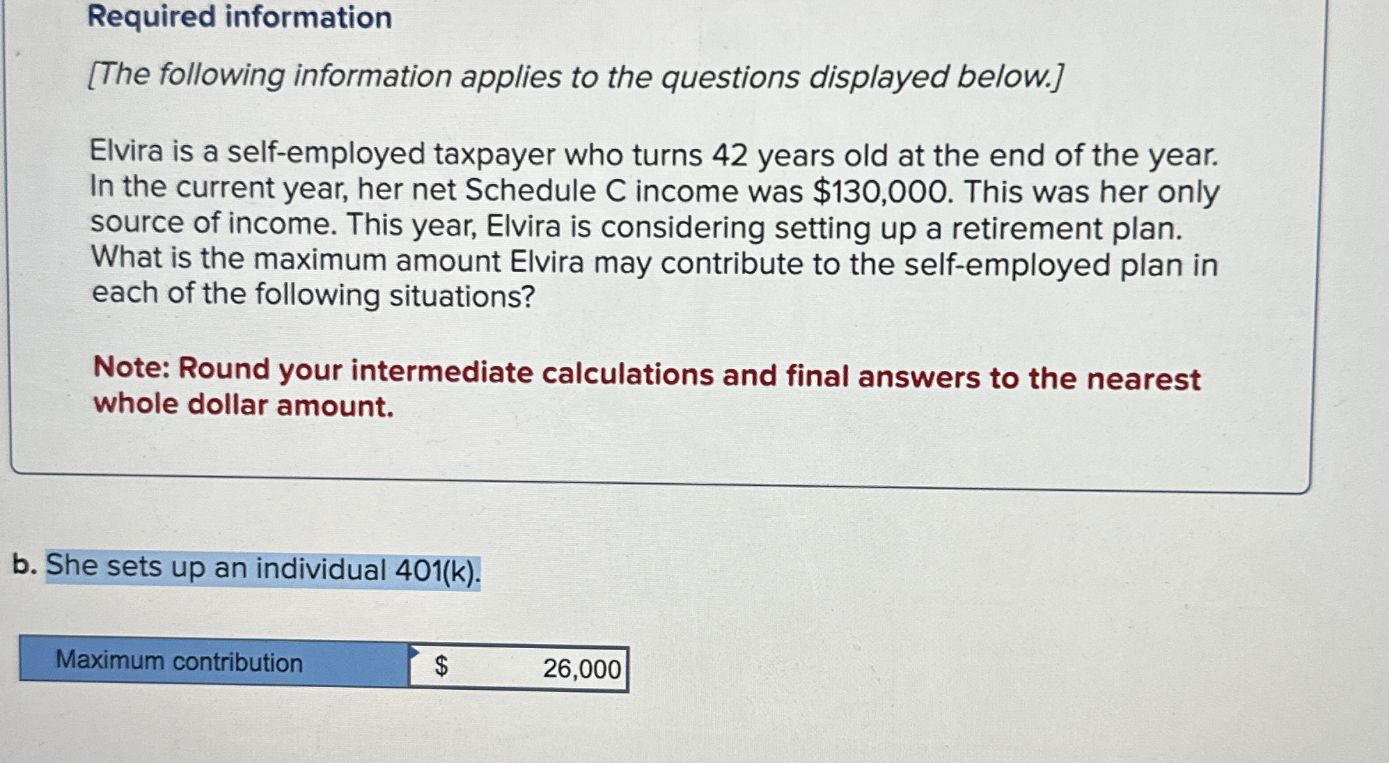 Required information [ The following information