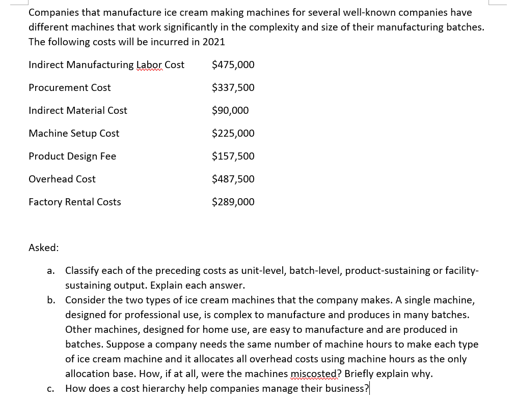 Companies that manufacture ice cream making