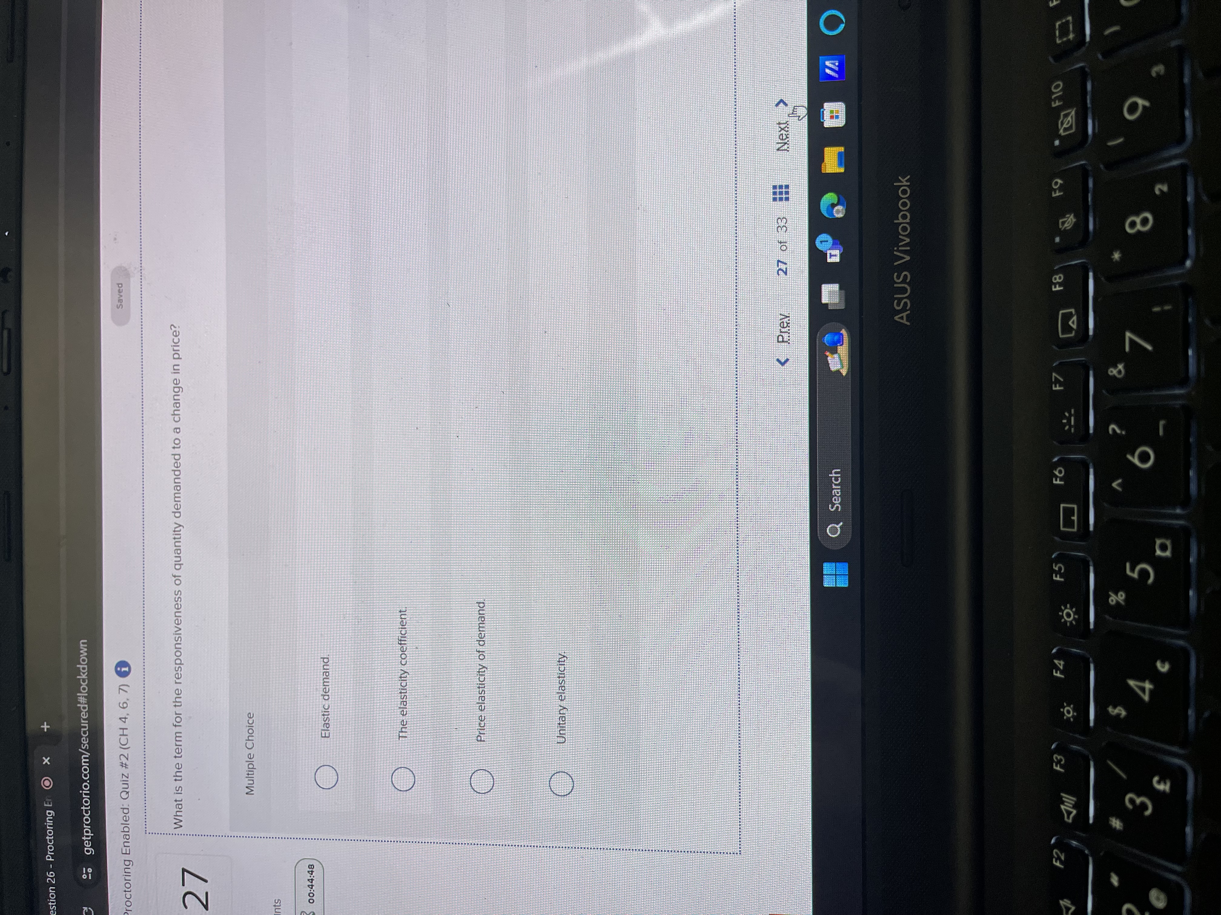 estion 26 - Proctoring EO x go