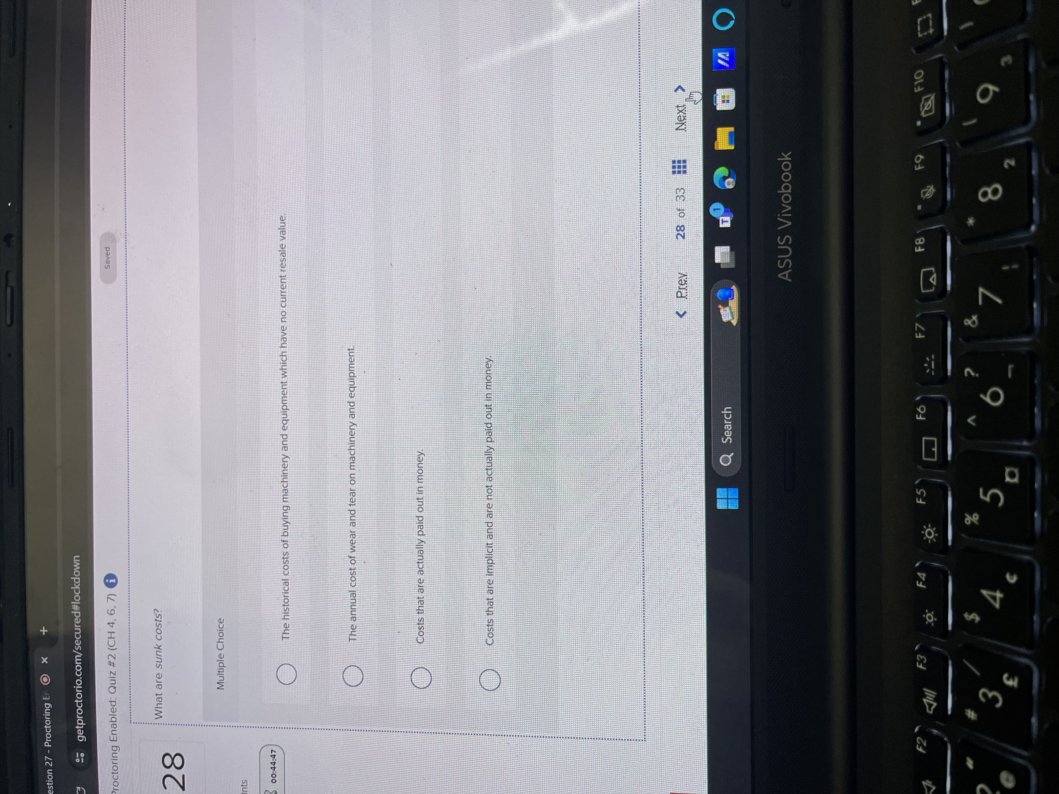 estion 26 - Proctoring EO x go