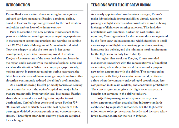 Abstract This case is based on a real situation