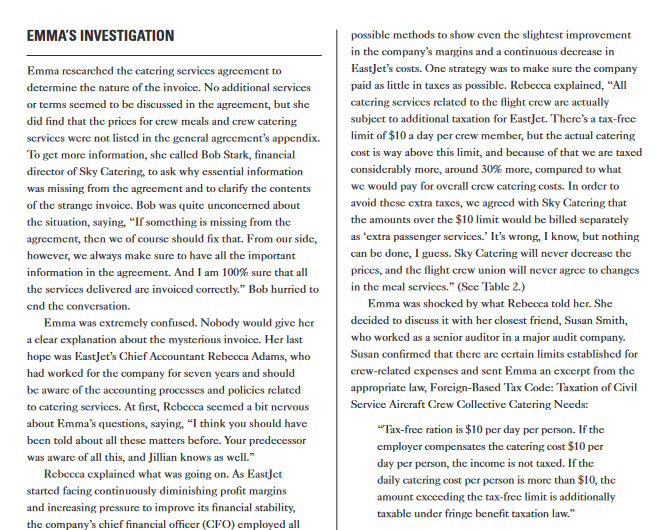 Abstract This case is based on a real situation