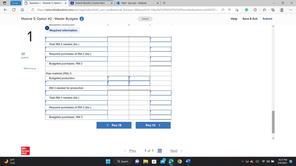 Spring Manufacturing Company makes two components