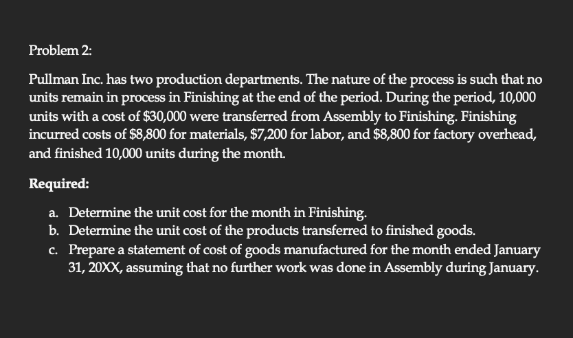 Required: 1. Prepare job cost sheets for Jobs