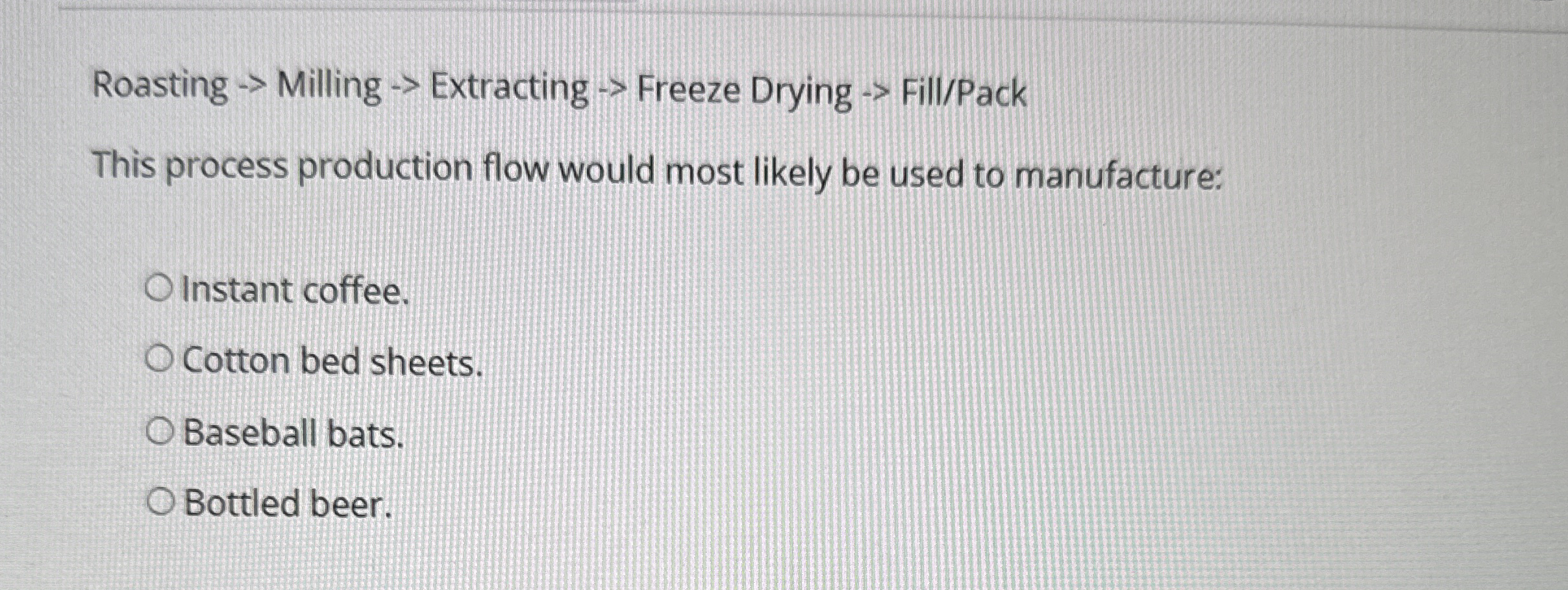 Roasting Milling Extracting Freeze Drying Fill /