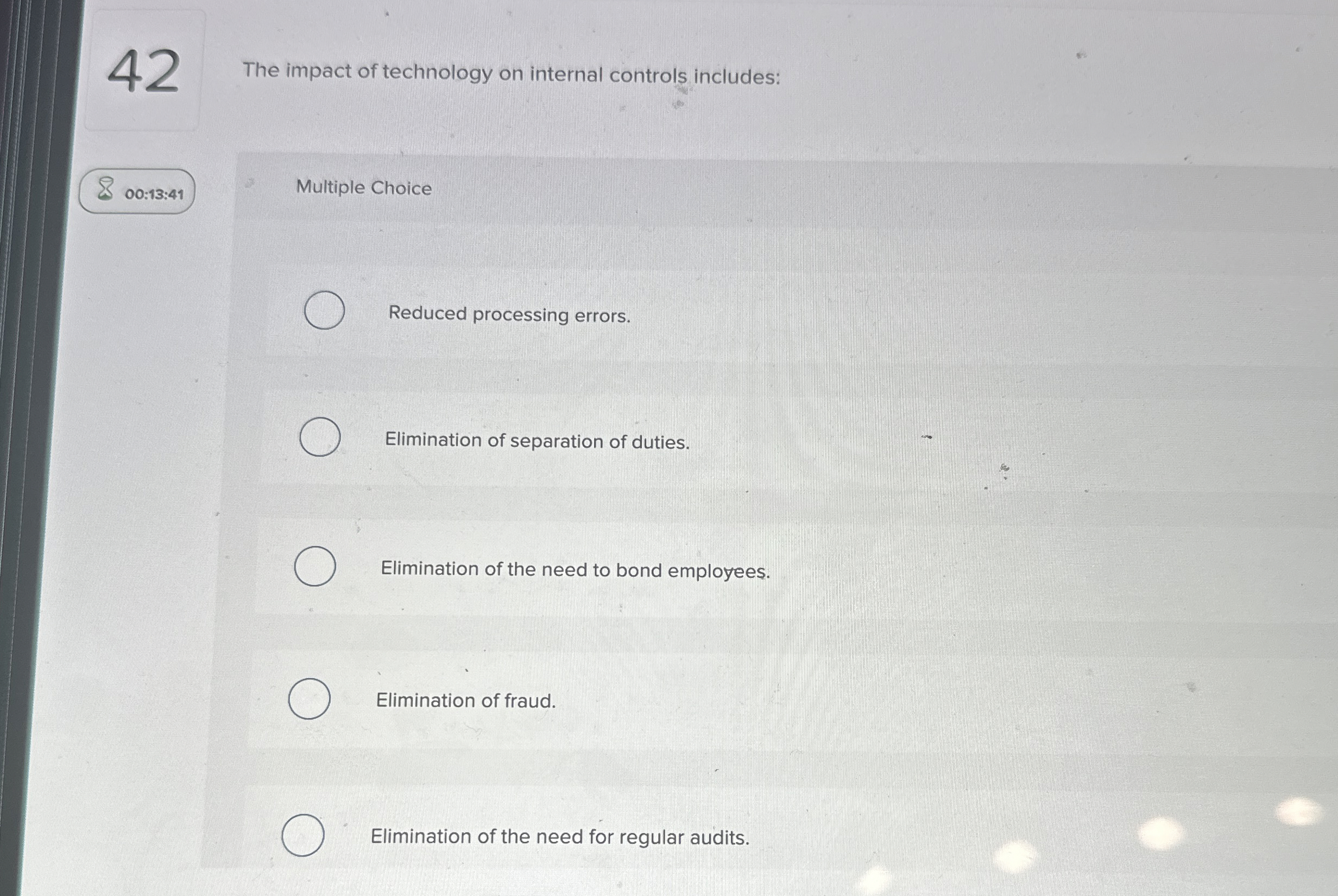 4 2 The impact of technology on internal controls