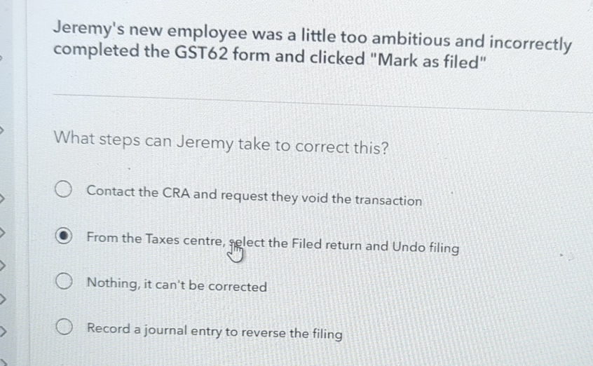 Jeremy's new employee was a little too ambitious