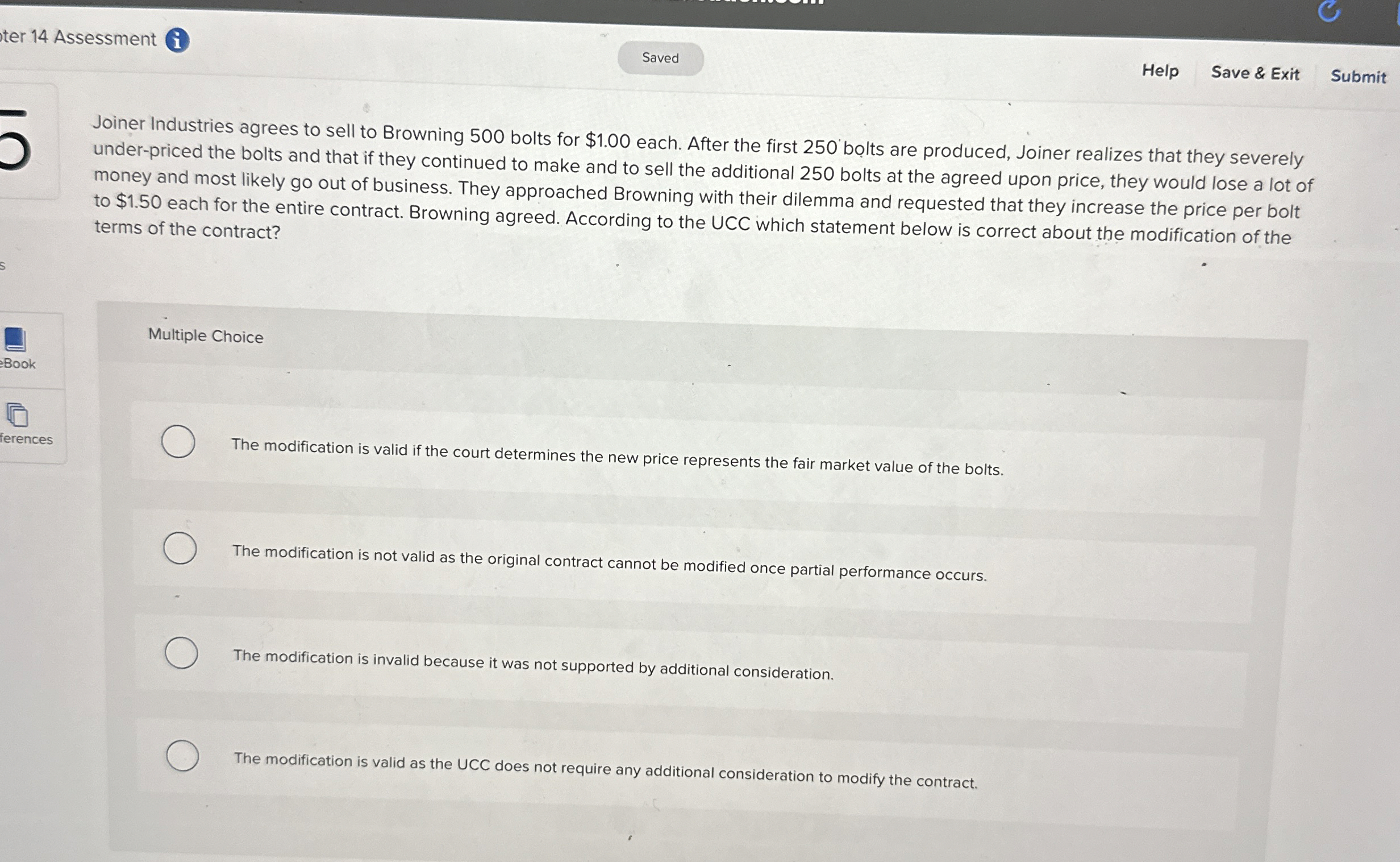 ter 1 4 Assessment Help Save & Exit Submit Joiner