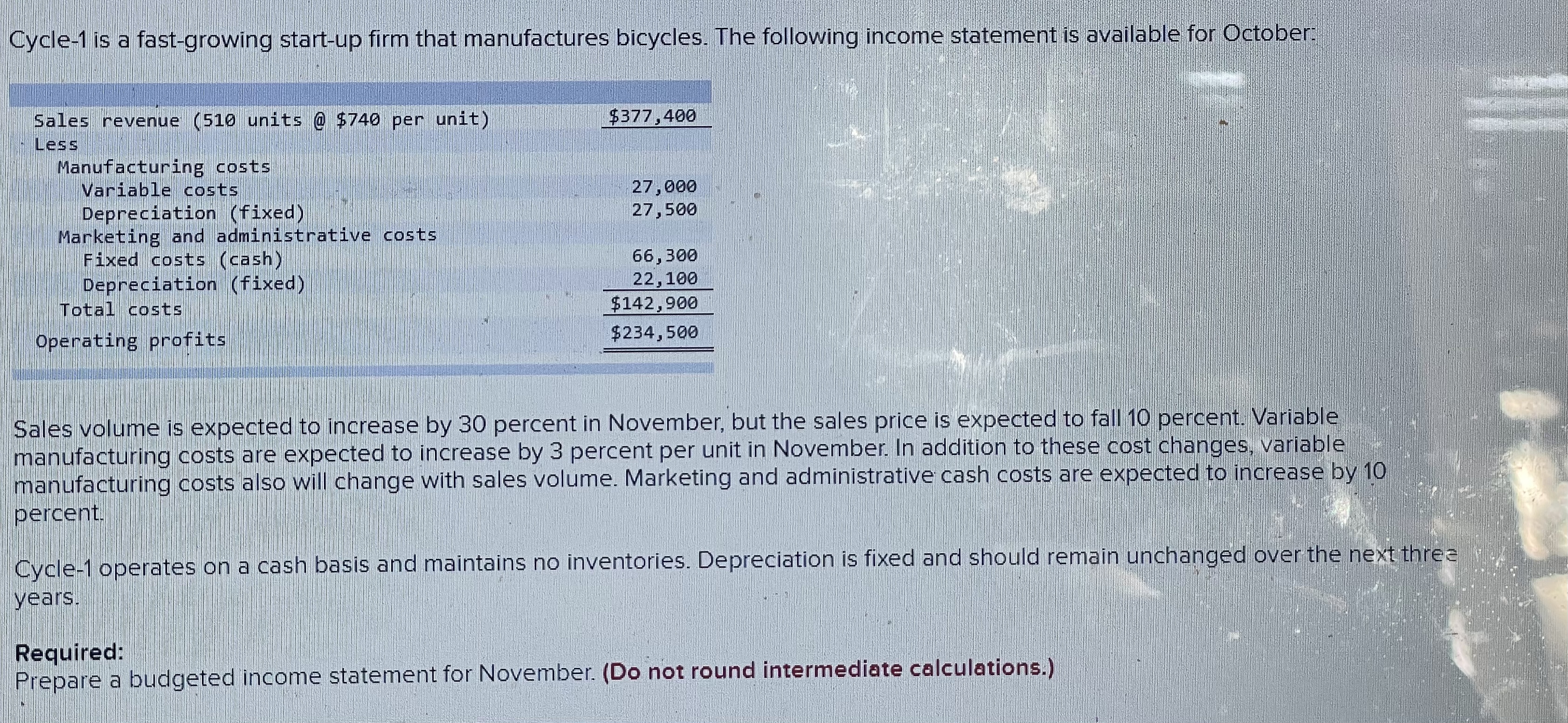 Cycle-1 is a fast-growing start-up firm that