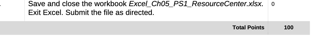 Save and close the workbook