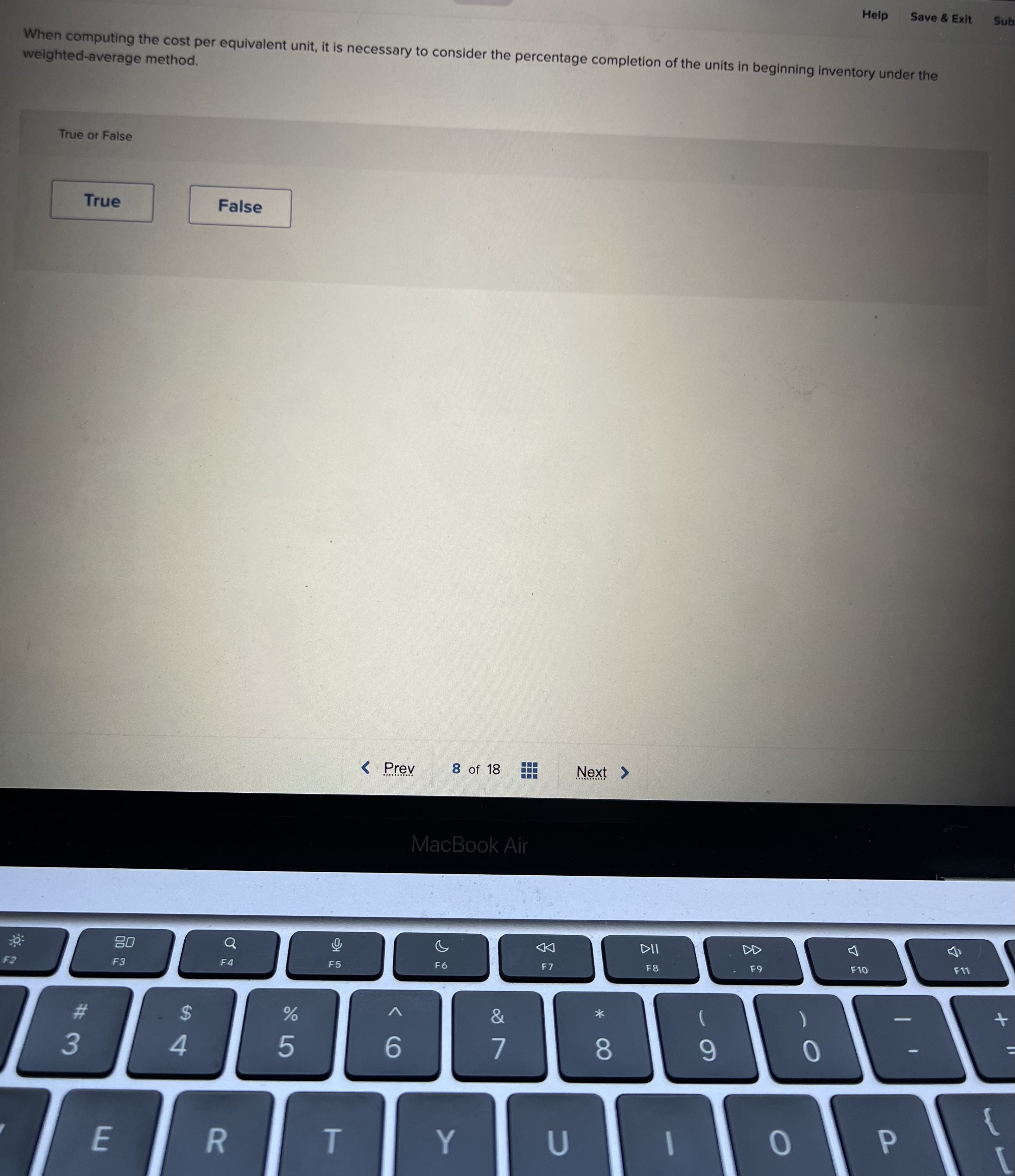 need help ASAP please Help Save & Exit Submit