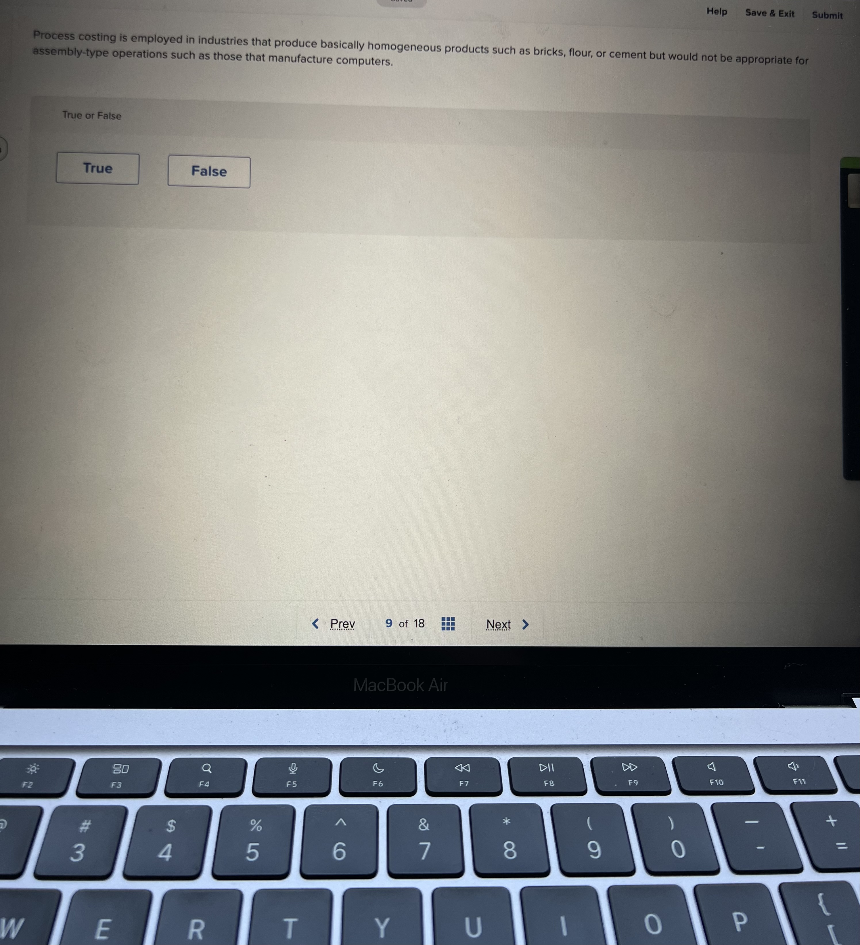 need help ASAP please Help Save & Exit Submit