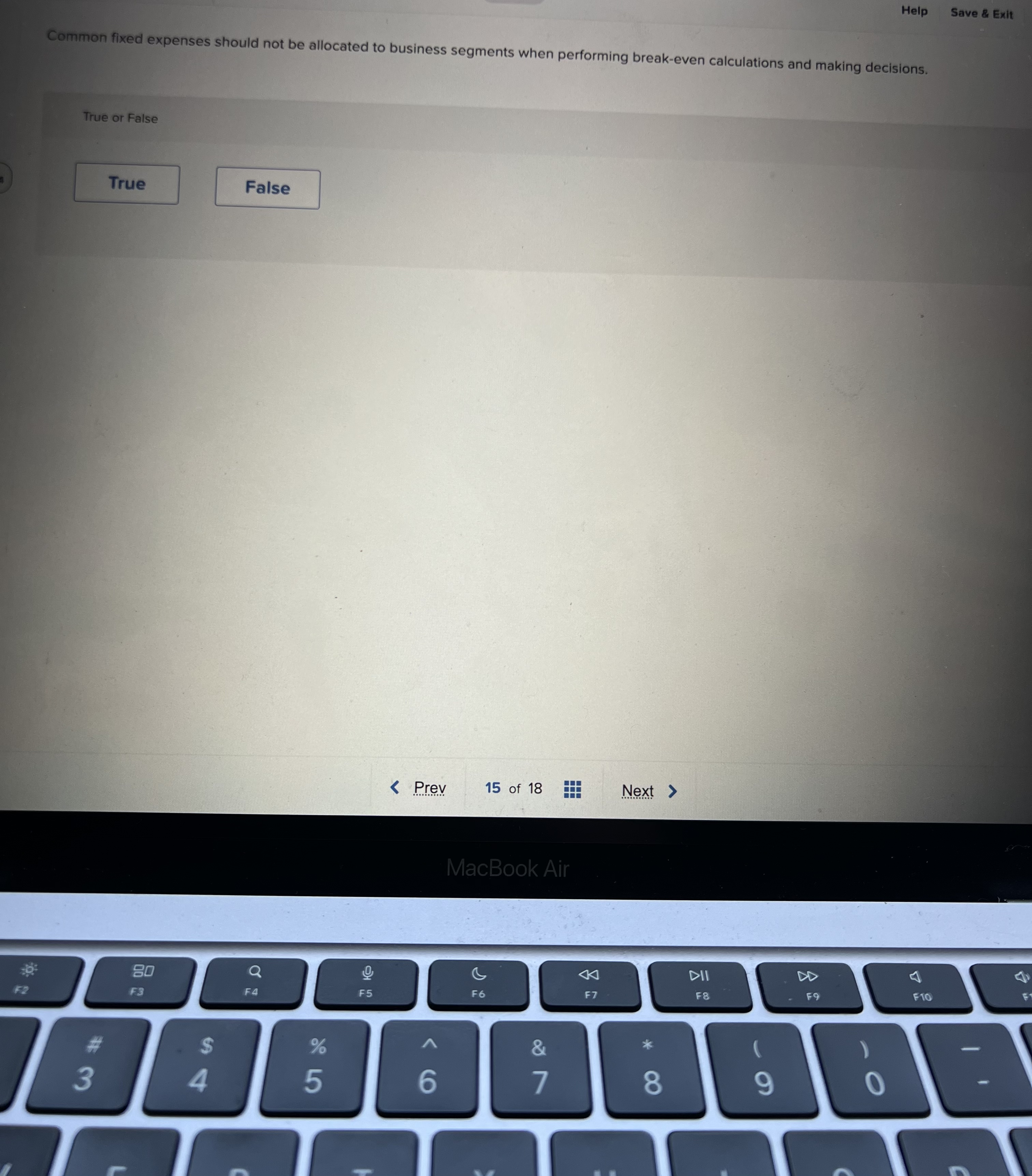 need help ASAP please Help Save & Exit Submit