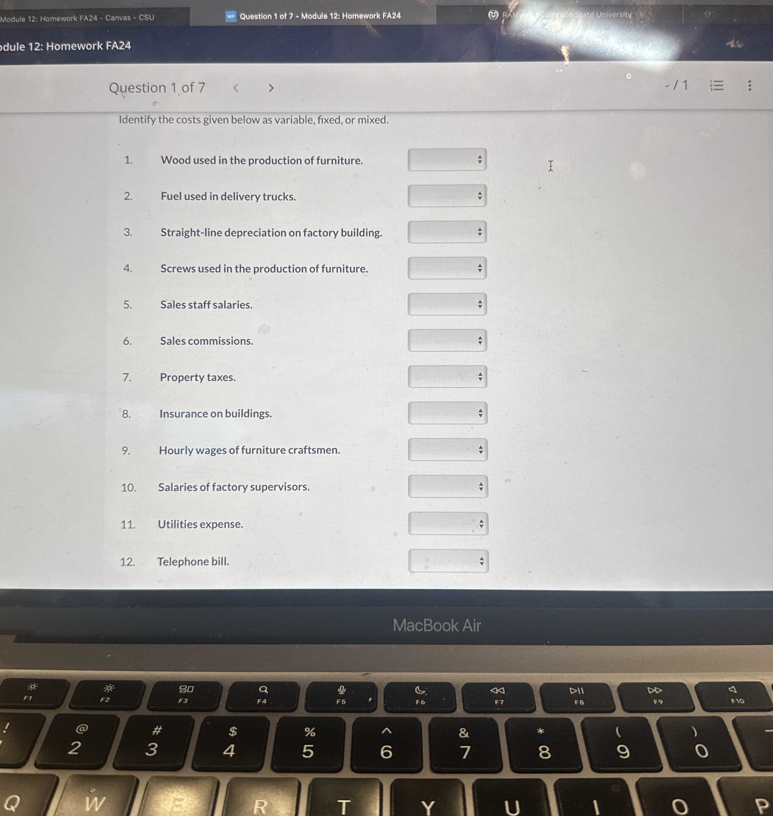 Module 1 2 : Homework FA 2 4 - Canvas - CSU