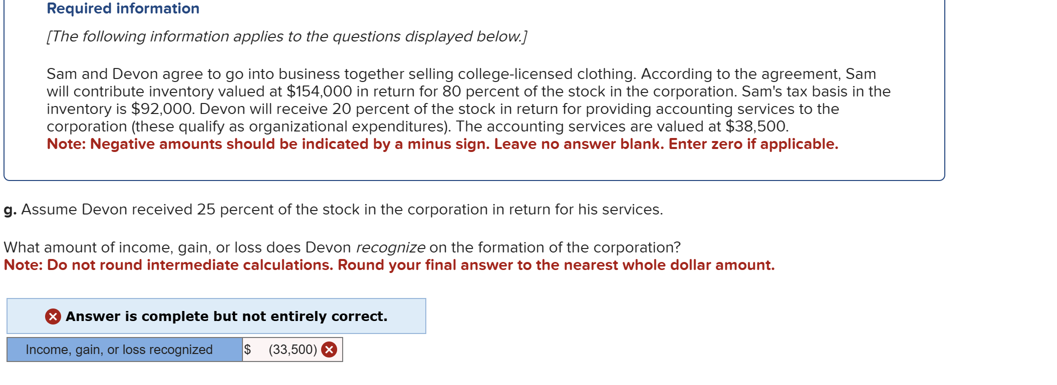 Required information [ The following information