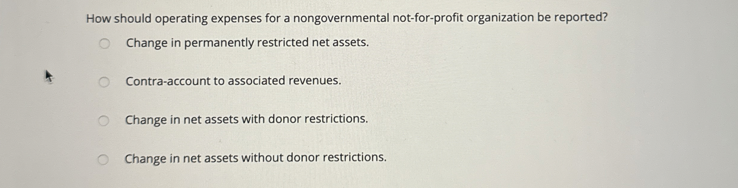 How should operating expenses for a