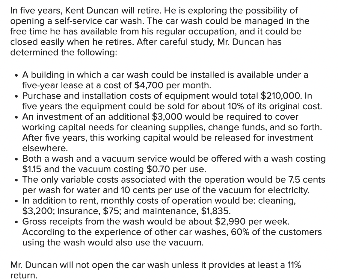 In five years, Kent Duncan will retire. He is